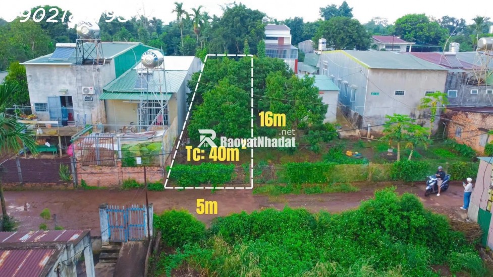 LÔ ĐẤT SỔ ĐỎ THỔ CƯ – PHƯỜNG TÂN LỢI – BUÔN MA THUỘT, CÁCH TRƯỜNG ĐẠI HỌC Y DƯỢC BUÔN MA THUỘT 4 km = 780 triệu